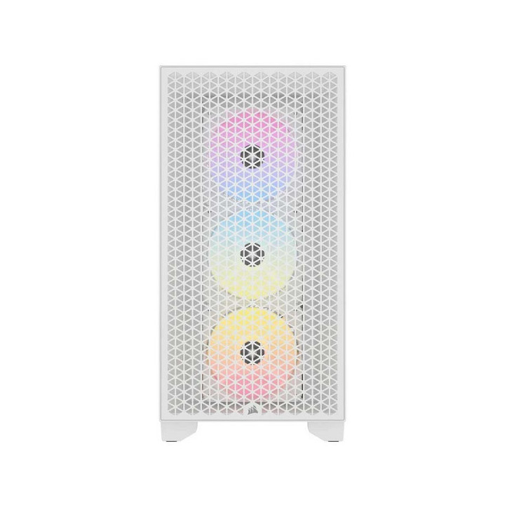 Corsair 3000D RGB Airflow (Blanc) Les Moyennes Tours Corsair Maroc