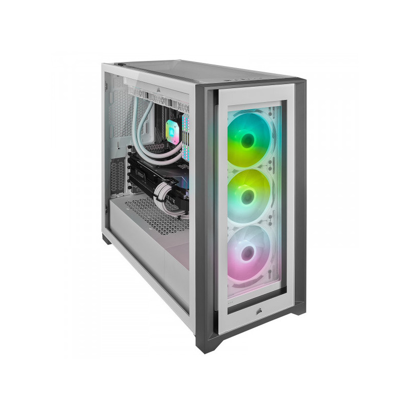 Corsair iCUE 5000X RGB Tempered Glass (Blanc) Corsair iCUE 5000X RGB Tempered Glass (Blanc)