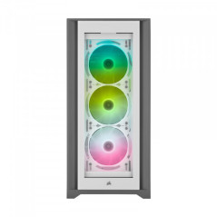 Corsair iCUE 5000X RGB Tempered Glass (Blanc) Boitiers PC Corsair M...