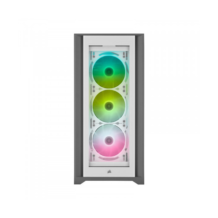 Corsair iCUE 5000X RGB Tempered Glass (Blanc) Boitiers PC Corsair M...