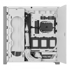 Corsair iCUE 5000X RGB Tempered Glass (Blanc) Boitiers PC Corsair M...