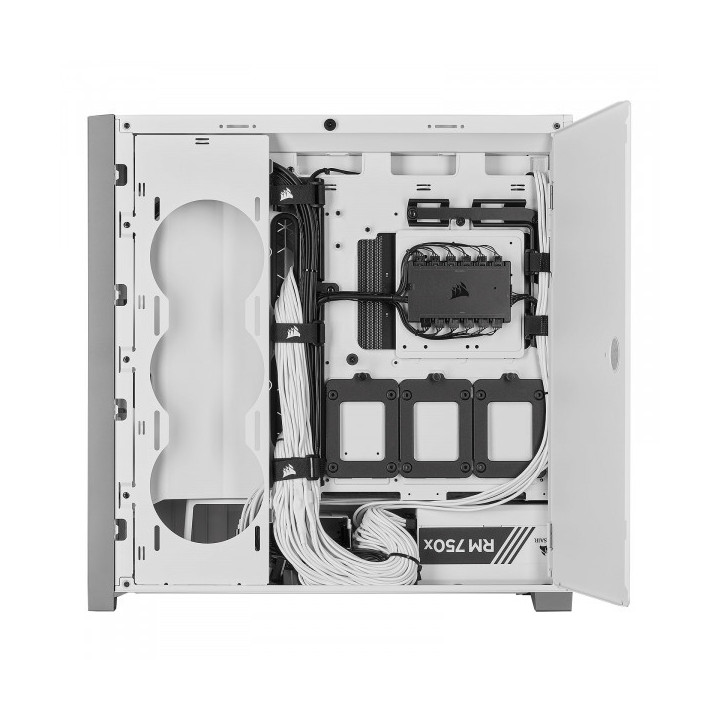 Corsair iCUE 5000X RGB Tempered Glass (Blanc) Boitiers PC Corsair M...