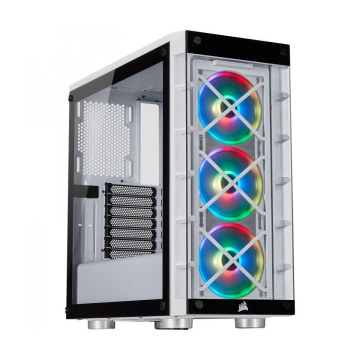 Corsair iCUE 465X RGB (Blanc) Boitiers PC Corsair Maroc