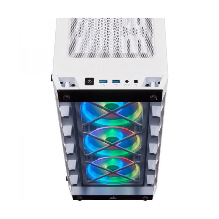 Corsair iCUE 465X RGB (Blanc) Boitiers PC Corsair Maroc