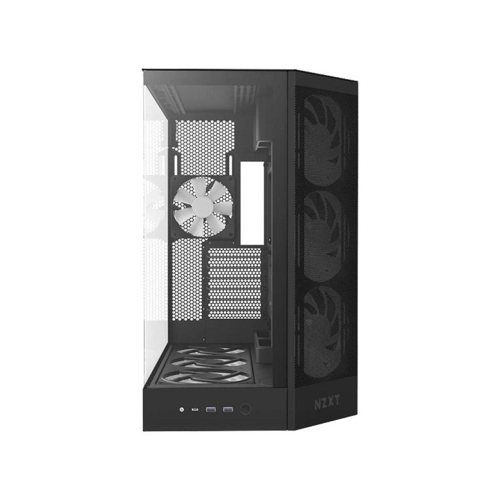 NZXT H9 Flow RGB+ (2025) Black Boitiers PC NZXT Maroc