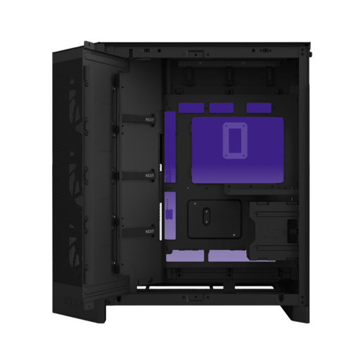 NZXT H9 Flow RGB+ (2025) Black Boitiers PC NZXT Maroc