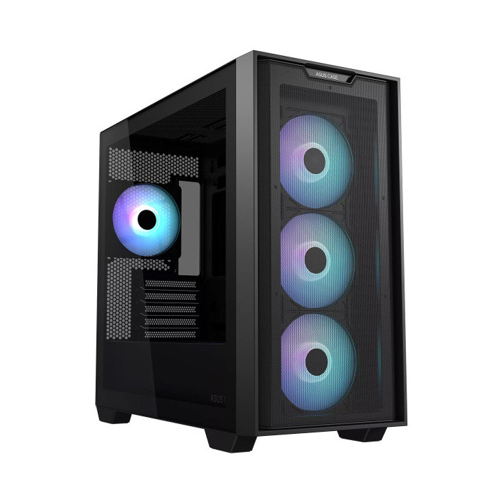 ASUS A21 Plus TG ARGB Black Boitiers PC ASUS Maroc