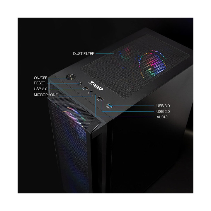 TooQ TQGCC101-B RAGNÄROK Black Boitiers PC TooQ Maroc
