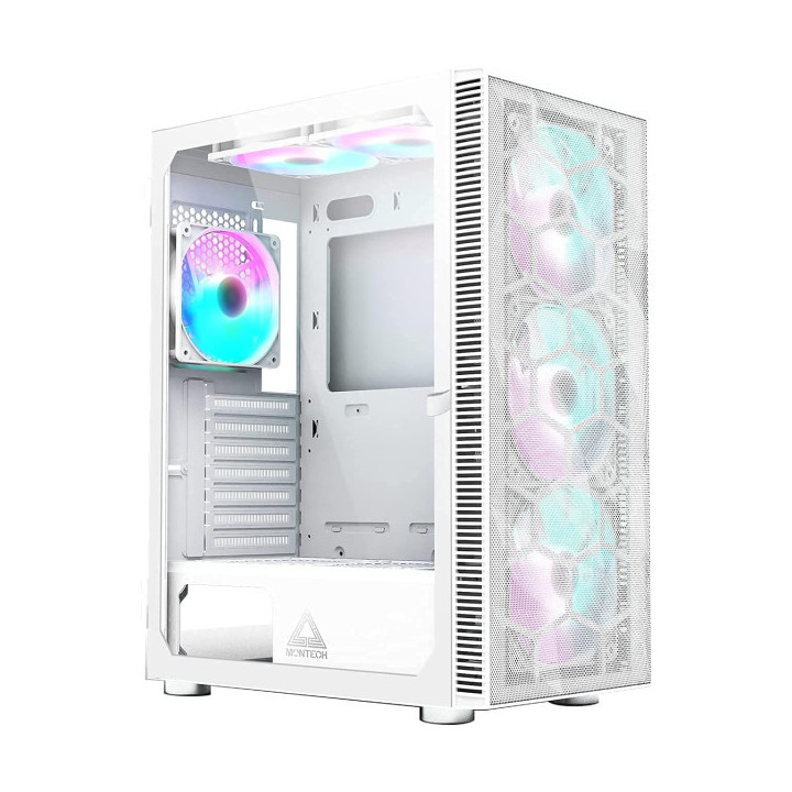 Montech X3 Mesh White Boitiers PC Montech Maroc