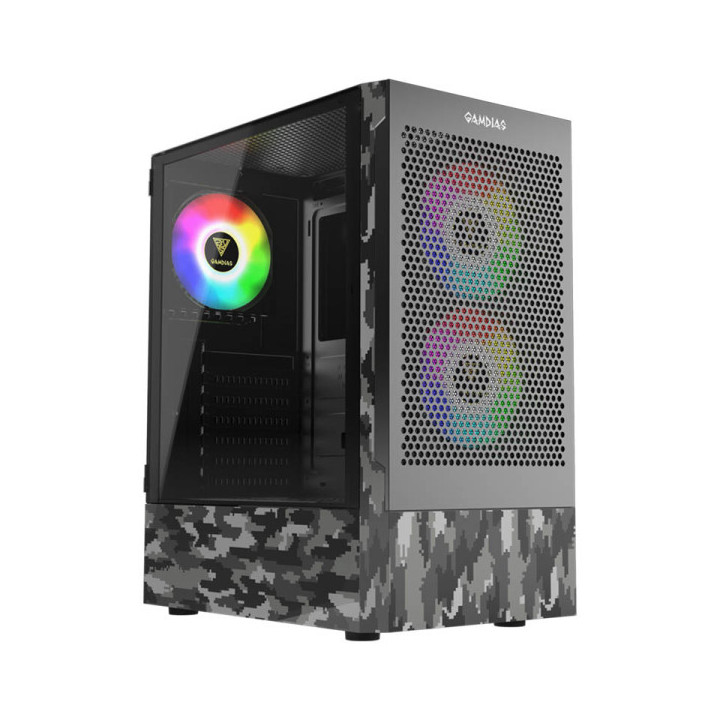 Gamdias Talos E3 Mesh Camouflage Edition Boitiers PC Gamdias Maroc
