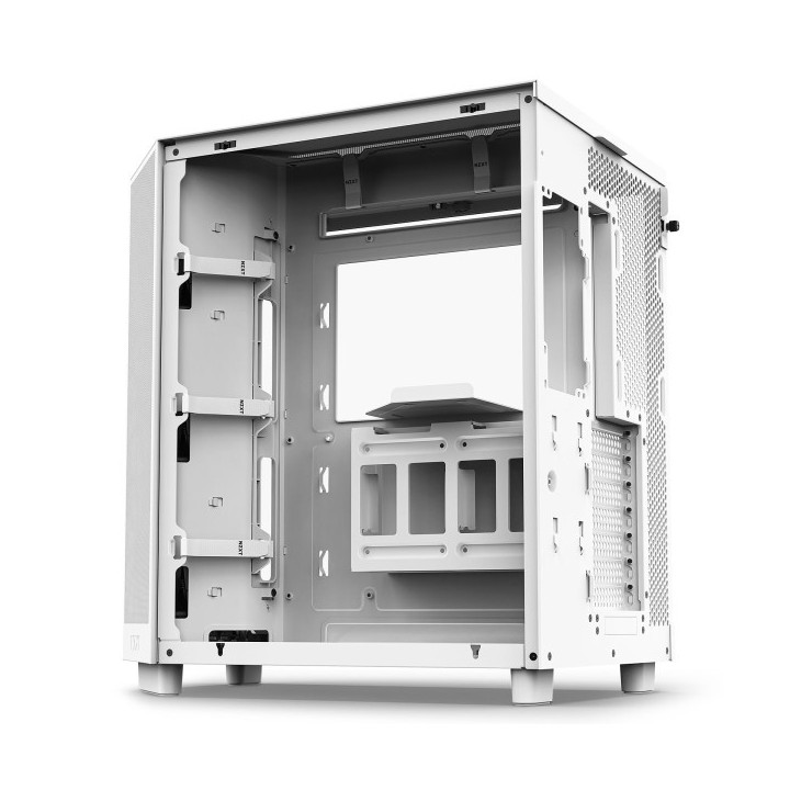 NZXT H6 Flow RGB White Boitiers PC NZXT Maroc