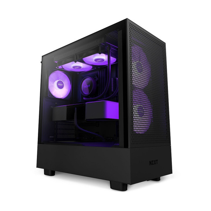 NZXT H5 Flow RGB Black Boitiers PC NZXT Maroc
