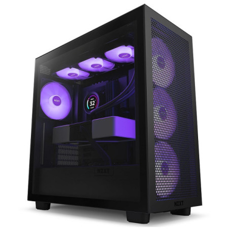 NZXT H7 Flow RGB Black Boitiers PC NZXT Maroc