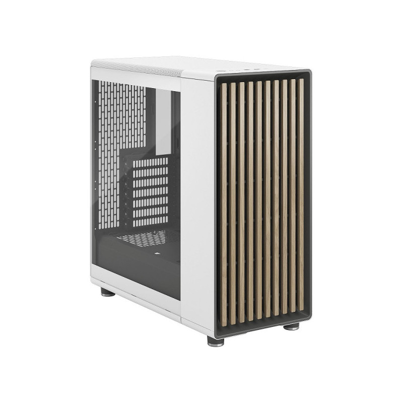 Fractal Design North Chalk TG Clear White
