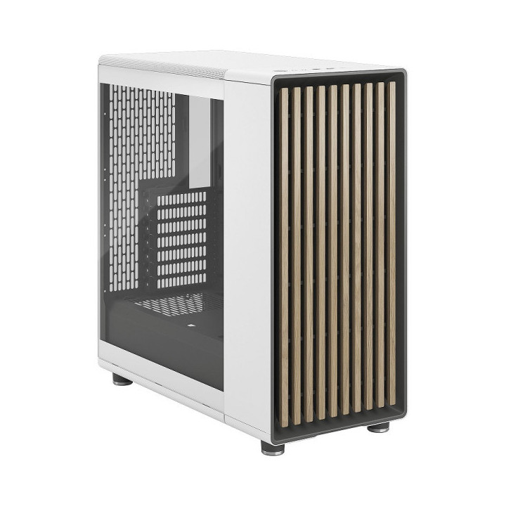 Fractal Design North Chalk TG Clear White Boitiers PC Fractal Desig...