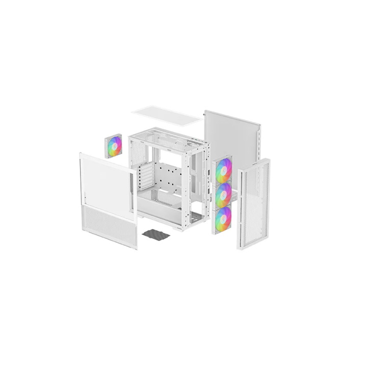 DeepCool CH560 DIGITAL White Boitiers PC DeepCool Maroc