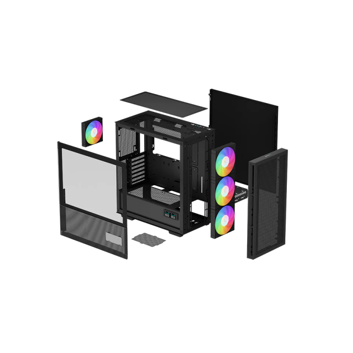 DeepCool CH560 DIGITAL Black Boitiers PC DeepCool Maroc