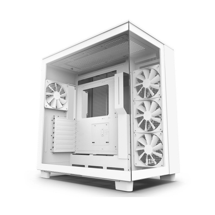 NZXT H9 Flow White Boitiers PC NZXT Maroc