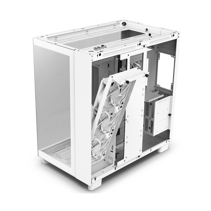 NZXT H9 Flow White Boitiers PC NZXT Maroc