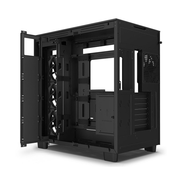 NZXT H9 Flow Black Boitiers PC NZXT Maroc