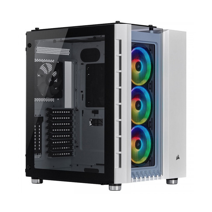 Corsair Crystal 680X RGB White Boitiers PC Corsair Maroc