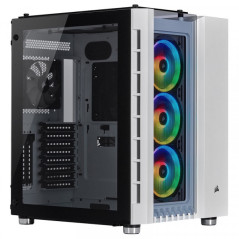 Corsair Crystal 680X RGB White Boitiers PC Corsair Maroc