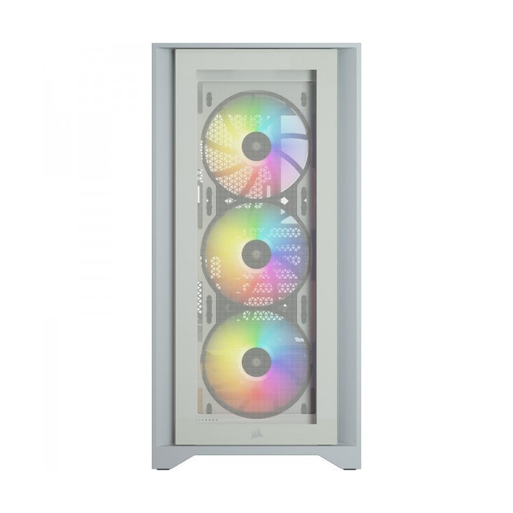 Corsair iCUE 4000X RGB Tempered Glass (Blanc) Boitiers PC Corsair M...