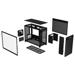 ASUS Prime AP201 TG Black Boitiers PC ASUS Maroc