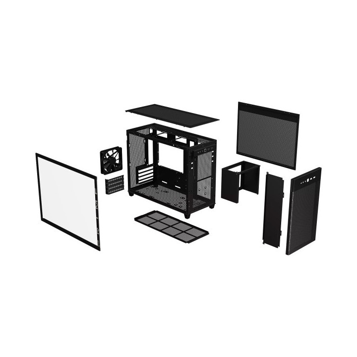 ASUS Prime AP201 TG Black Boitiers PC ASUS Maroc