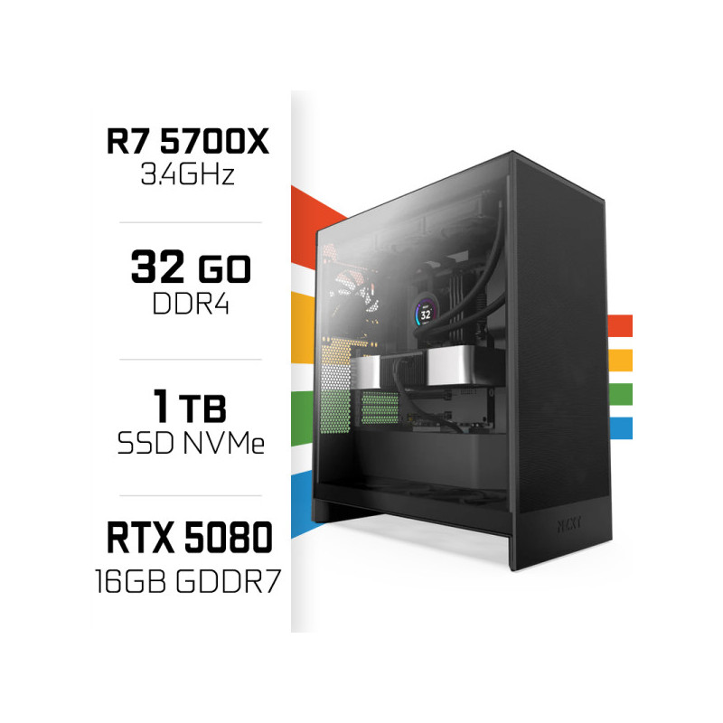 PC Gamer UltraPC Ryzen 7 5700X/1TB SSD/32GB/RTX5080 PC Gamer UltraPC Ryzen 7 5700X/1TB SSD/32GB/RTX5080