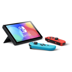 Nintendo Switch OLED (Bleu/Rouge) - Occasion - 128 GB Console Ninte...
