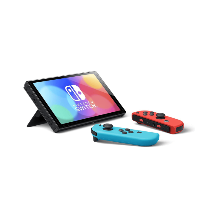 Nintendo Switch OLED (Bleu/Rouge) - Occasion - 128 GB Console Ninte...