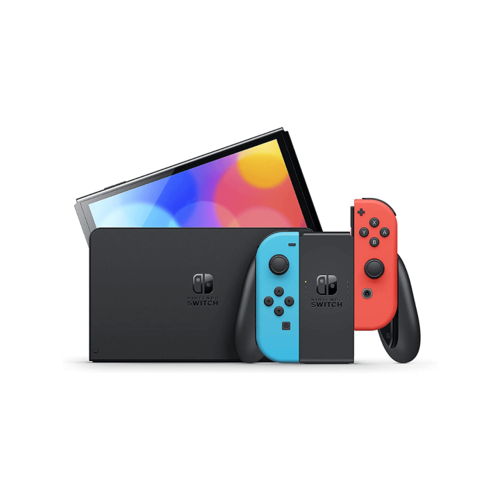 Nintendo Switch OLED (Bleu/Rouge) - Occasion - 128 GB Console Ninte...