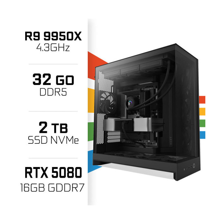 PC Gamer Ultrapc Ryzen 9 9950X/2TB SSD/32GB DDR5/RTX5080 AMD Ryzen ...