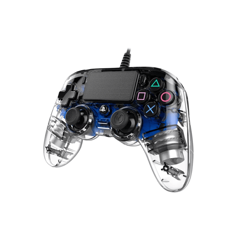 Manette filaire lumineuse Officielle PS4 Bleu NACON