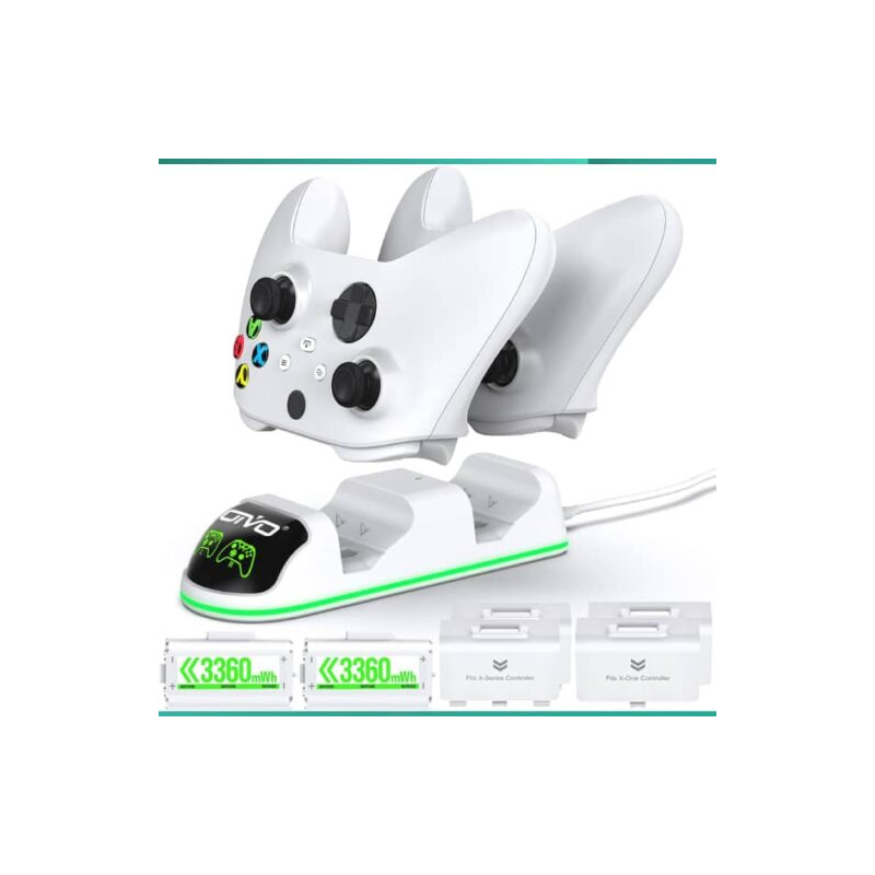 Station de charge de Manette Xbox Series X|S/Xbox One (Blanc)