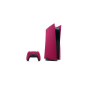 Coque plastique PS5 Disc (Rose)