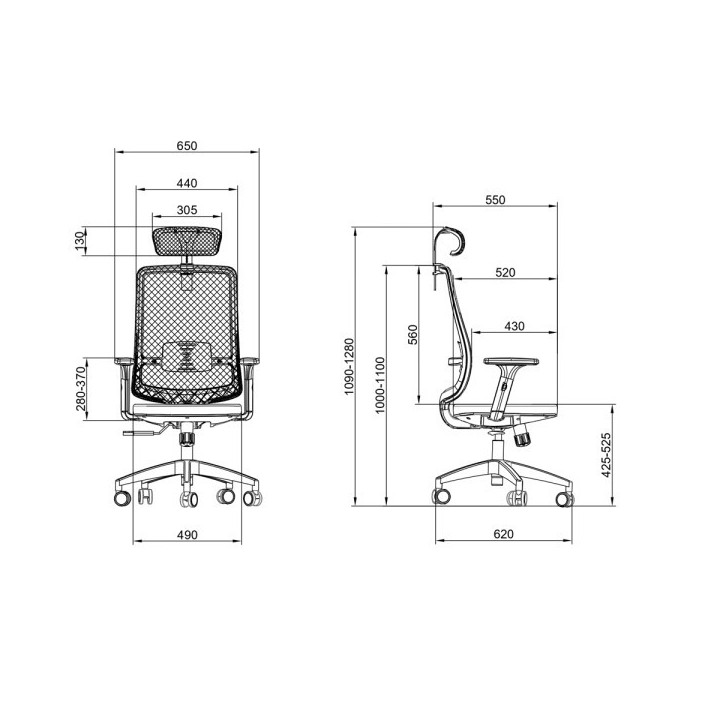 SKILLCHAIRS Ergo Luna Chaise ergonomique SKILLCHAIRS Maroc