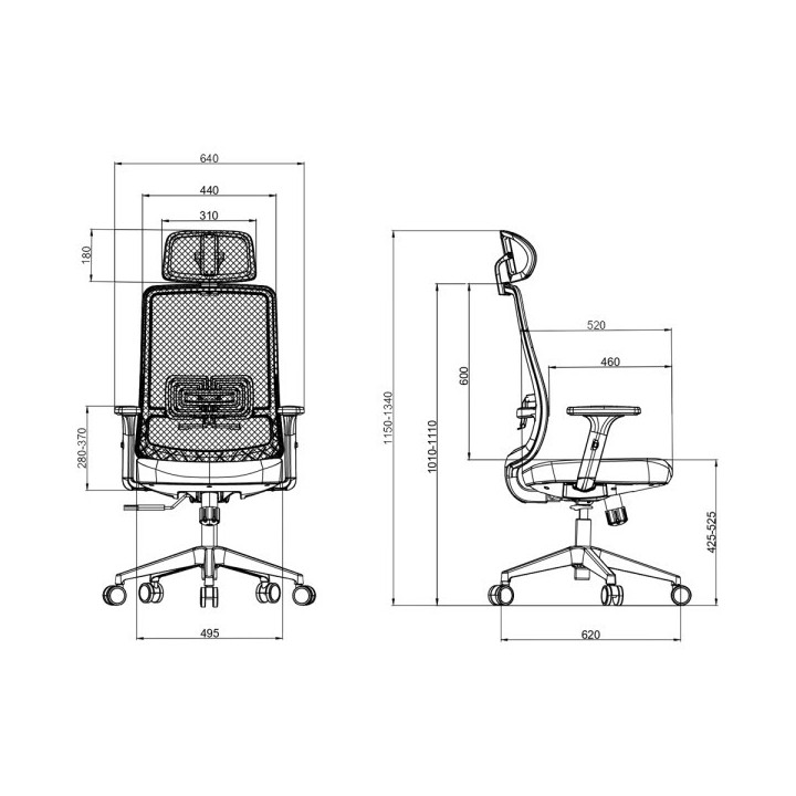 SKILLCHAIRS Ergo Opera Chaise ergonomique SKILLCHAIRS Maroc