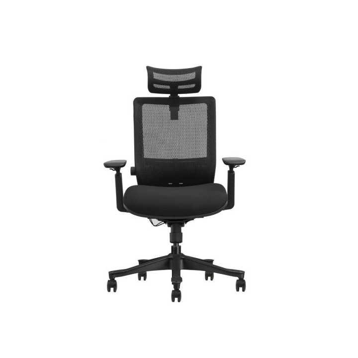 SKILLCHAIRS SM6F-BH (Black) Chaise ergonomique SKILLCHAIRS Maroc