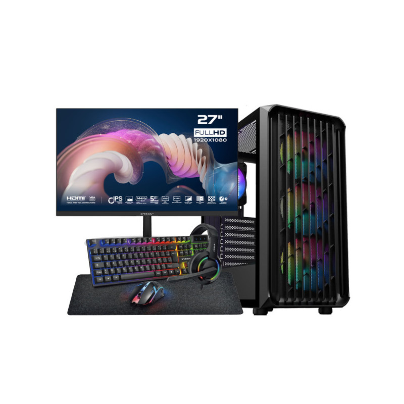 SETUP Gamer Essential R7 5700X RX6700 + XGC-120 + X27G14IFF 27" 144Hz