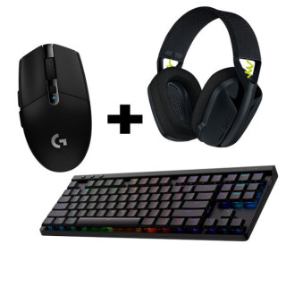 BUNDLE Logitech G305 + G435 + G515 TKL Périphériques Logitech Maroc