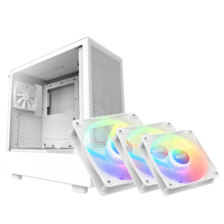 BUNDLE NZXT H5 Flow White + 3xNZXT F120 RGB Core (White) BUNDLES NZ...