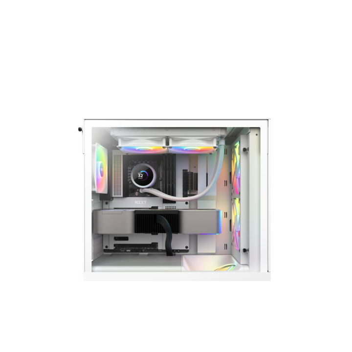BUNDLE NZXT H5 Flow White + 3xNZXT F120 RGB Core (White) BUNDLES NZ...