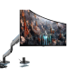BUNDLE Samsung Odyssey G9 S49CG934SU 49" OLED + XTRMLAB L210C-16TDL-BDG (Black/Dark Gray)