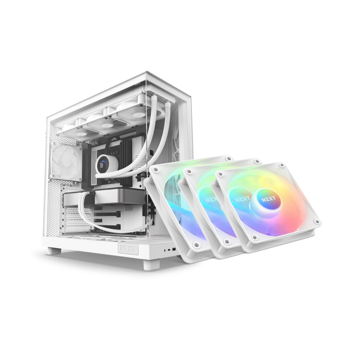 NZXT H6 Flow White Boitiers PC NZXT Maroc