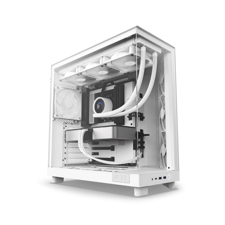 NZXT H6 Flow White Boitiers PC NZXT Maroc