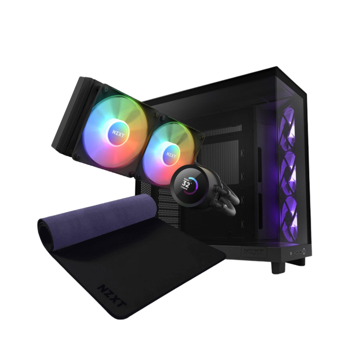 NZXT H6 Flow RGB Black Boitiers PC NZXT Maroc