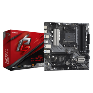 ASRock B550M Phantom Gaming 4 Socket AM4 ASRock Maroc