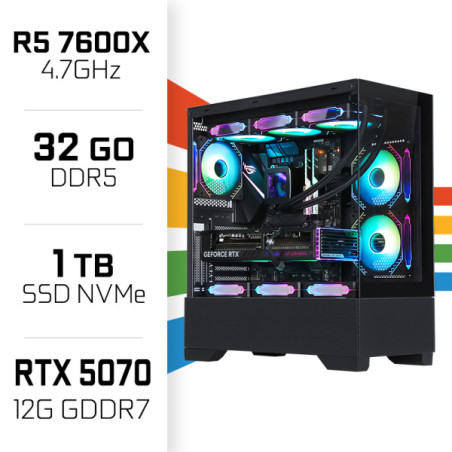 PC Gamer UltraPC Ryzen 5 7600X/1TB SSD/32GB DDR5/RTX5070